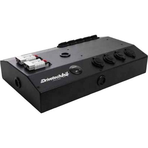 Drivetech 12V Control Box 5 Rocker Switches 3 Power Sockets Dual USB