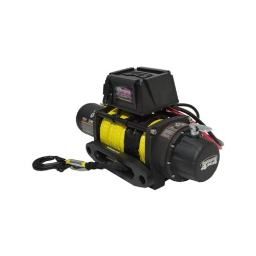 Dobinsons 4x4 12V Electric Winch 12000 LBS Capacity With Synthetic Rope HAWSE Fairelead And Remote Control EW80-3815S